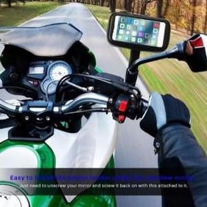 HOLDER HP PEGANGAN Handphone SEPEDA MOTOR SPION WATERPROOF ANTI AIR WHY