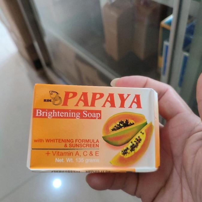 Bersih- Asli Ori - Sabun Rdl Papaya Original Philippines 135 Gr By Rdl Distribusi Indonesia Soap Men