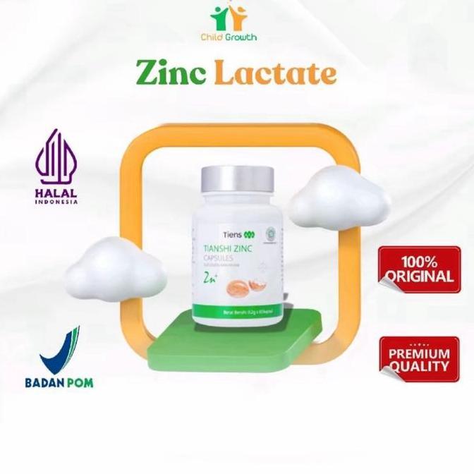 Feminin- Tiens - Tiens Zinc Anak Vitamin Penafsu Makan Anak Suplemen Tinggi Anak Zinc Tiens 1 Botol