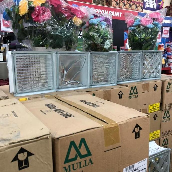 Homemid- Glassblock / Glassblok / Glass Block Mulia Glassblock Clear 95000