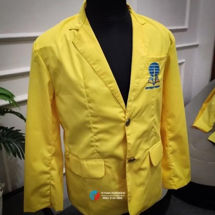 ORIGINAL Almamater Ut Kancing Besi Bahan American Drill