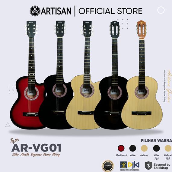 ARTISAN Gitar Akustik Beginner AR - VG01 Senar String Guitar