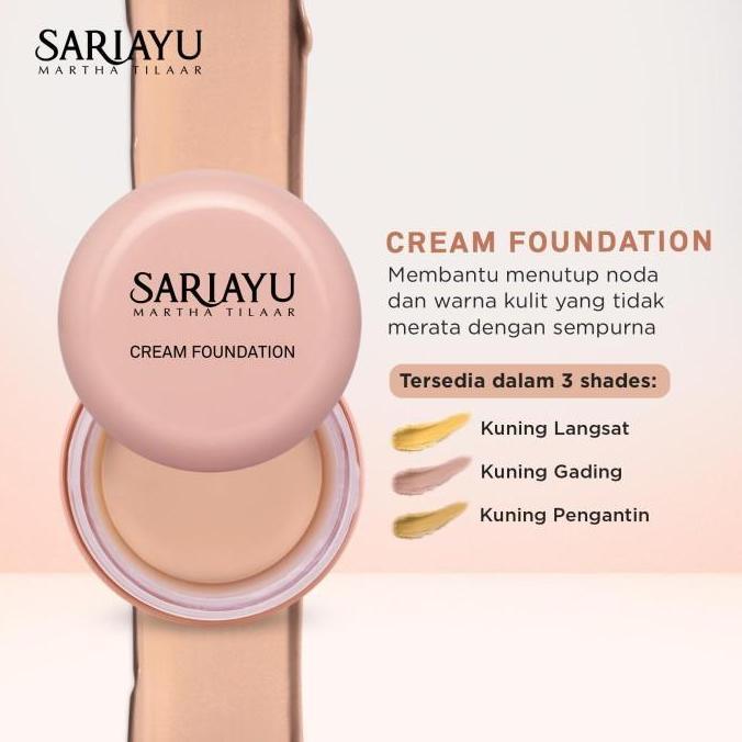 Cakep- Sariayu Krem Alas Bedak- Creamy Foundation