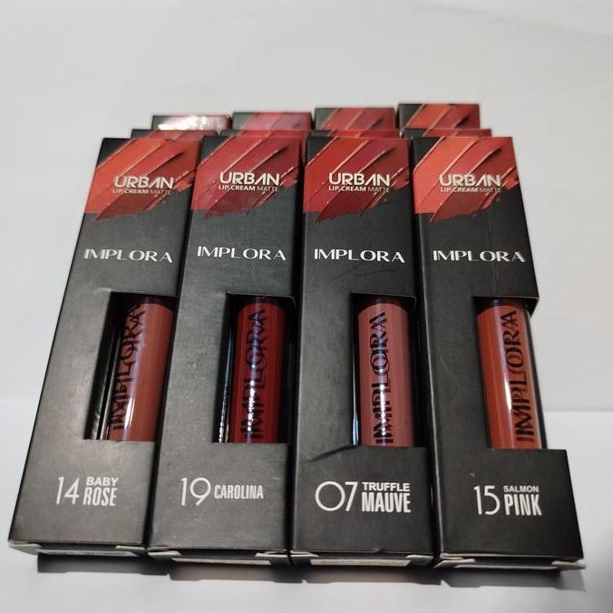 Lipen- Lipstik Implora Urban Lip Cream Matte No 1-20 Original Berry Bibir Lipstick