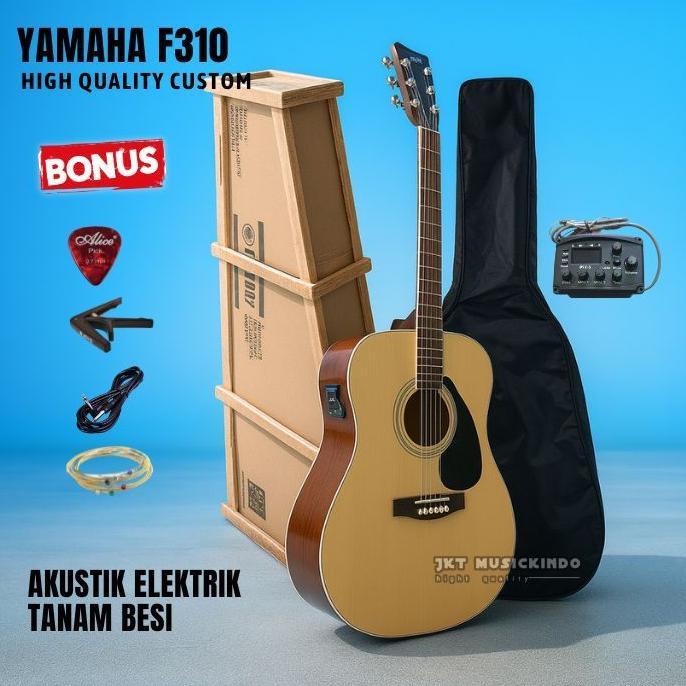 Gitar Akustik Elektrik YAMAHA F310 custom guitar akustik electric listrik High Quality