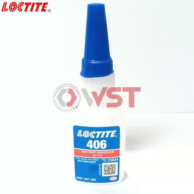 Loctite 406 - 20 gram - Lem Multifungsi - Lem Karet - Lem Plastik