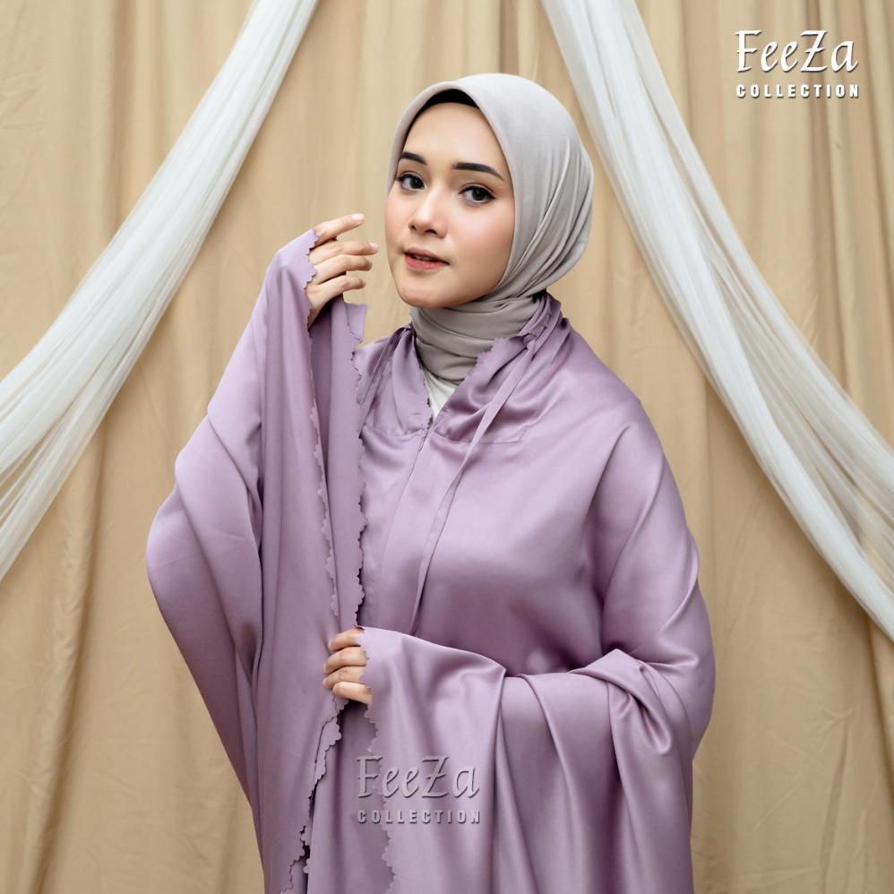 Discount Feeza Mukena Dewasa 2In1 Set Sajadah Laser Cut Silky Feeza - Mukenah Dewasa Mukena Travel M