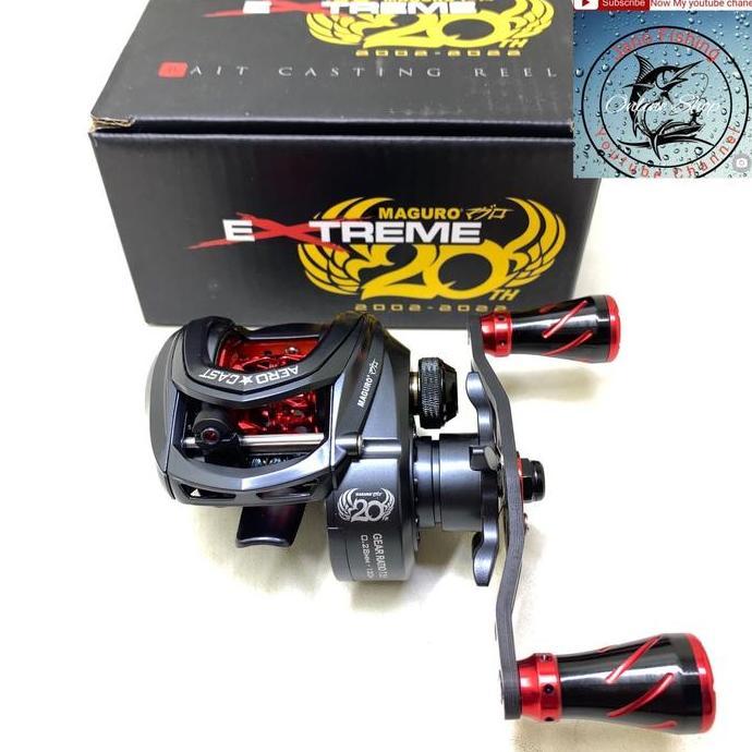 Reel BC Maguro extreme 20th handle kiri Mancing Gabus