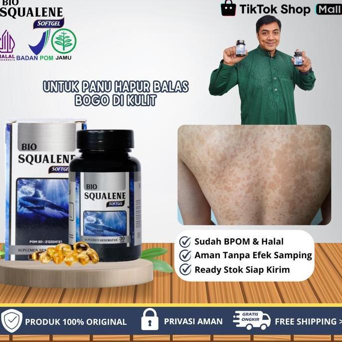 Feminin- Bio Squalene - Untuk Penghilang Panu, Hapuran, Penyakit Kulit, Panu Di Badan, Di Wajah, Leh