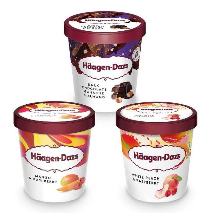 Haagen-Dazs Ice Cream Pint 473ml (per pcs) Kode 978