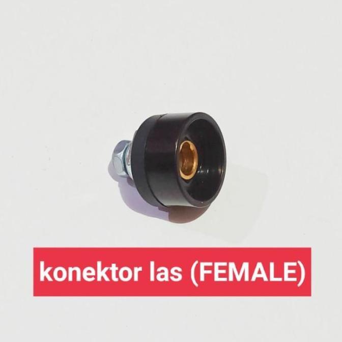 Konektor soket kabel las listrik LAKONI RYU set male female welding