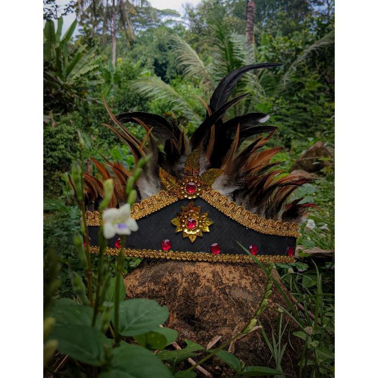 Discount Mahkota Adat Dayak Premium Untuk Semua Acara/Aksesoris Topi Dayak