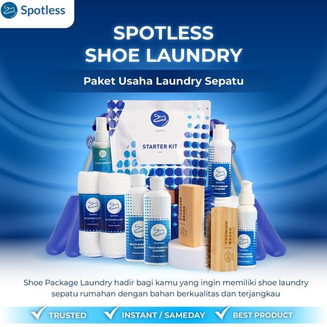 Spotless Shoe Laundry Package - Paket Laundry Pembersih Sepatu Usaha Lengkap