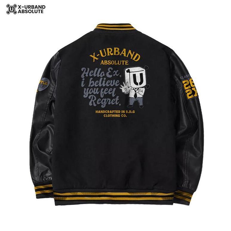 100% AMAN Dhozen Jaket Baseball Varsity Original