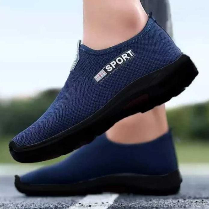 MURAH Sepatu Pria Tanpa Tali Slip-On / Sepatu Slip On Pria