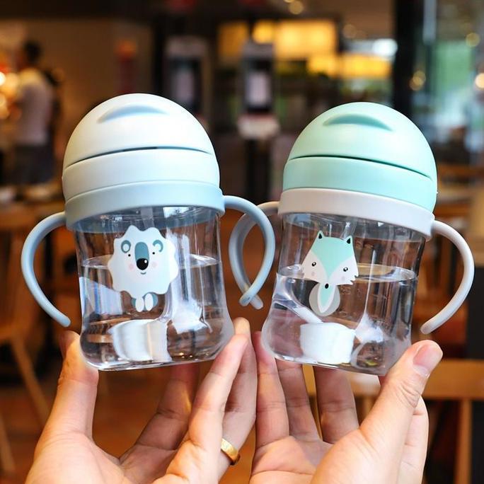 Yxwrg- Lbt Botol Minum Anak Viral 280Ml Botol Minum Anak Bayi Karakter Hewan