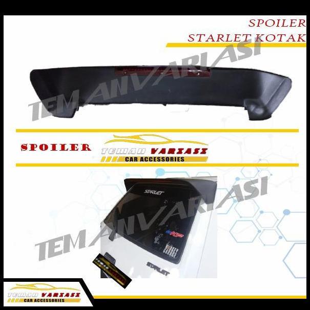TERBARU SPOILER MOBIL STARLET KOTAK/ TOPI BELAKANG MOBIL STARLET KOTAK 