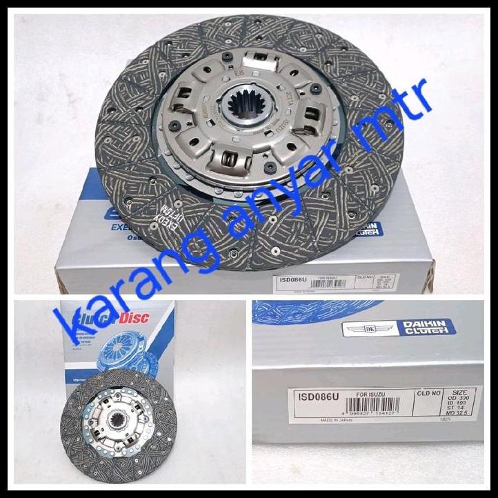 TERMURAH KAMPAS KOPLING/CLUTCH DISC ISUZU NKR71-NMR71 MADE IN JAPAN 
