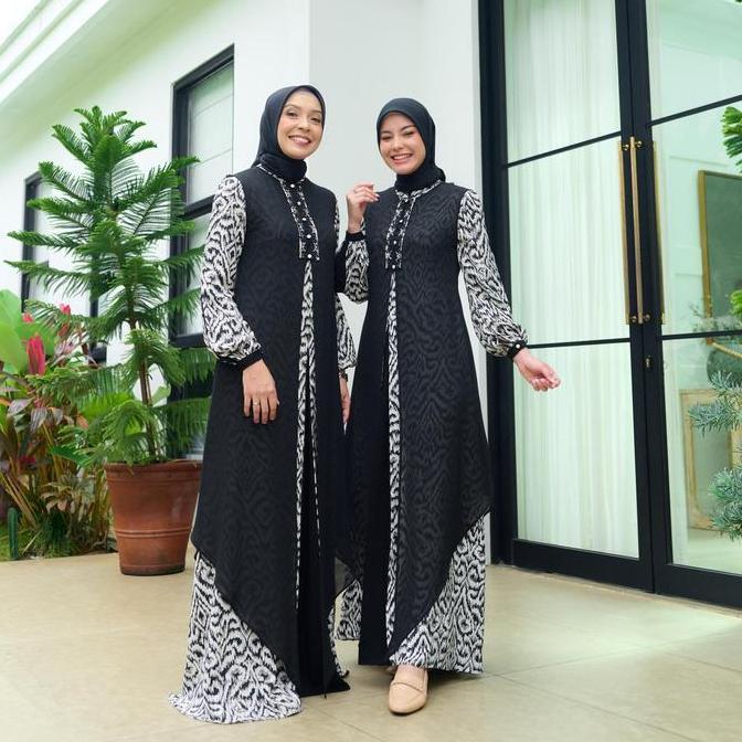 Hokywoi- Madeira.Id - Etnik Set Dress (Inner Gamis & Outer, Busui Wudhu Friendly)