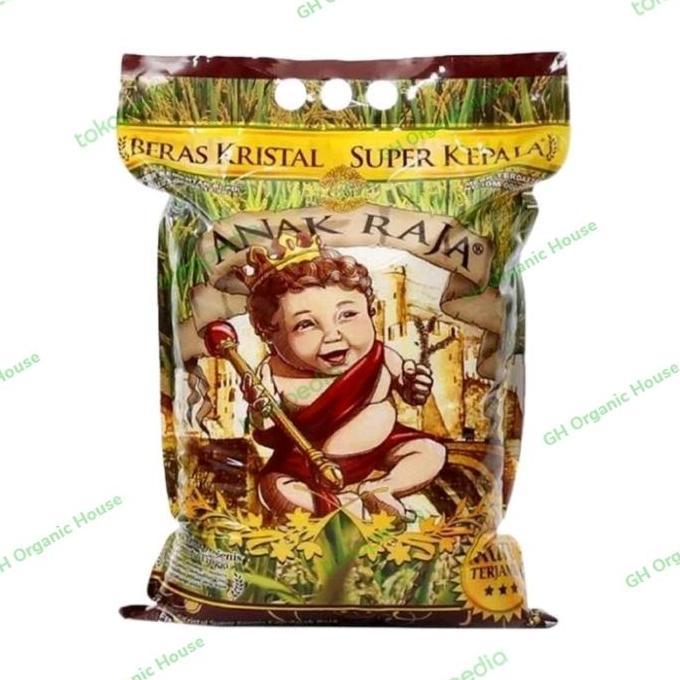 Beras anak raja 10 kg pulen dan enak rasa nya best seller medan