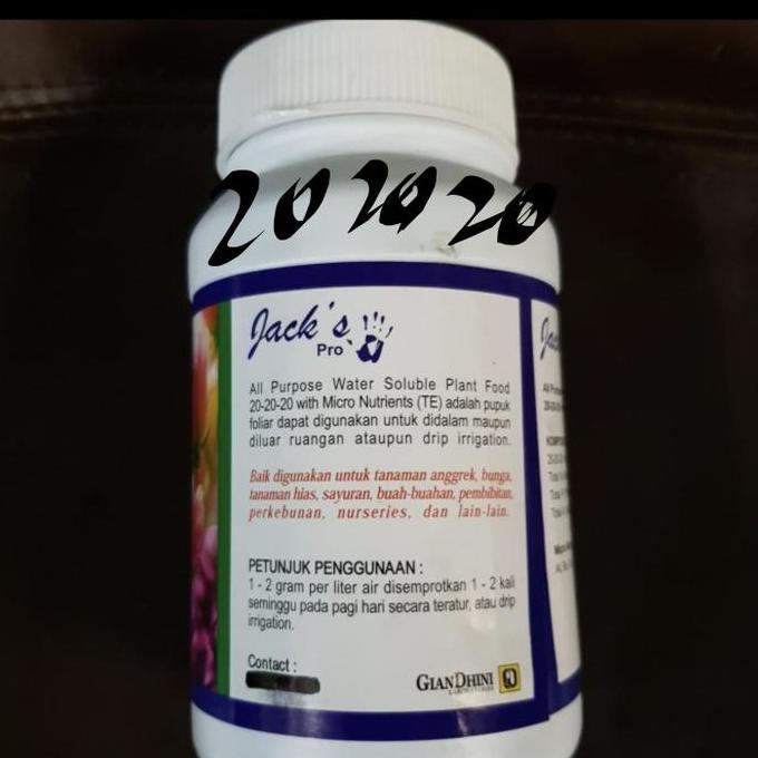 Gardendrm- Pupuk Khusus Anggrek. Jack Pro 450Gr. Original