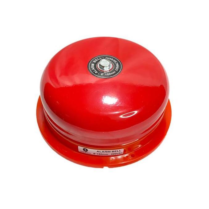 BELL KRING 150MM / ALARM / BELL SEKOLAH / BELL PABRIK / BELL 3" / JAKMAN Merah