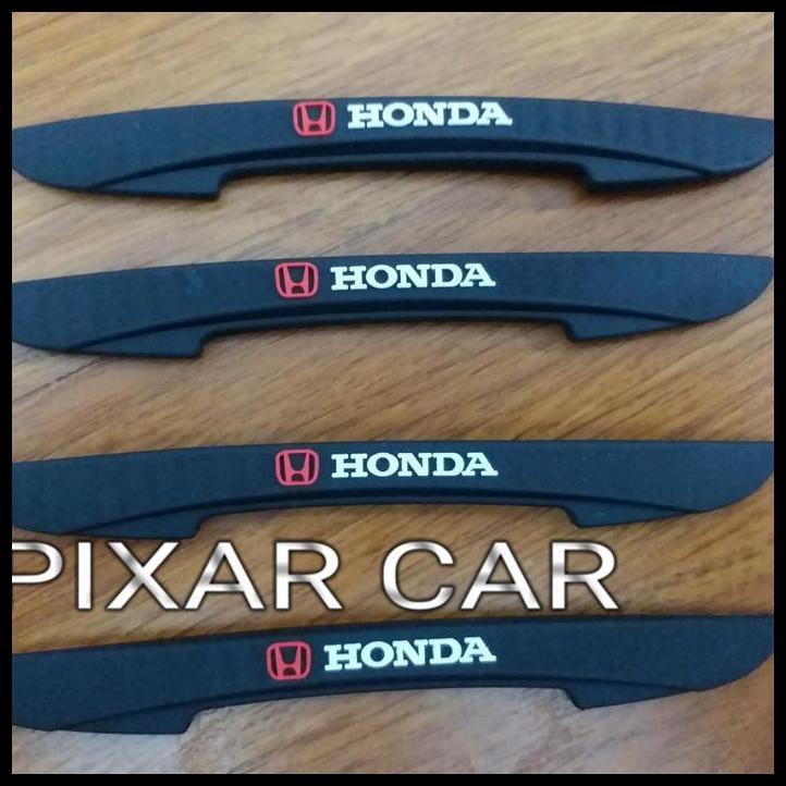 GRATIS ONGKIR DOOR GUARD PELINDUNG PINTU MOBIL CARBON LOGO HONDA BRIO SATYA