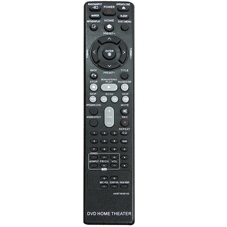 Akb73636102 Remote Control for LG Dvd Home Theater System Dh4220s Dh4130s Dh7531t Dh6530t Lhd625 Ht8
