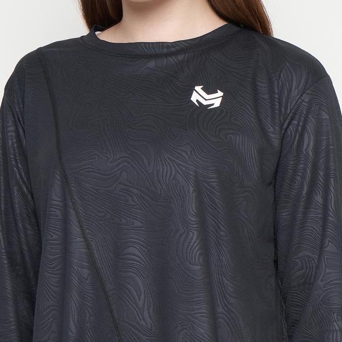 DE25 - Baju Olahraga Wanita Lengan Panjang Hijab Sport Running Run17