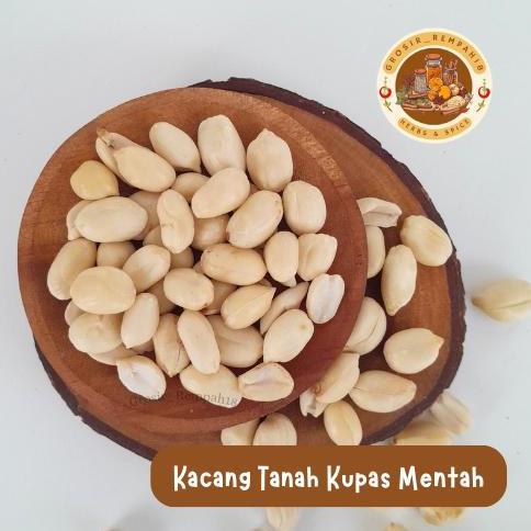kacang tanah kupas mentah 1kg