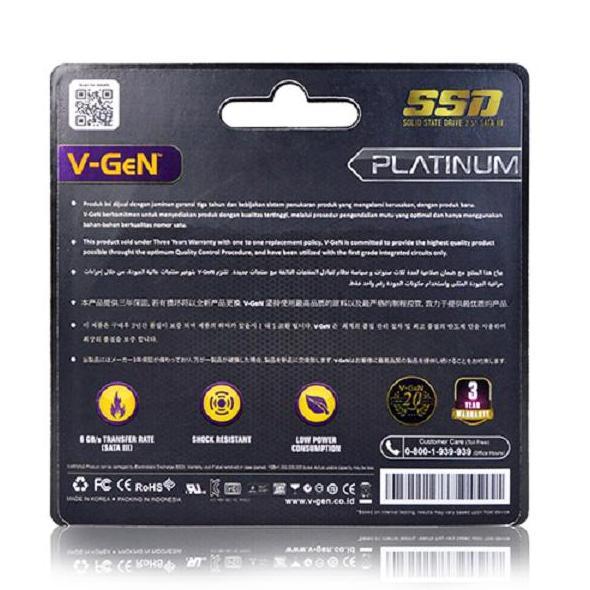 Saveyou- Ssd V-Gen Platinum 1Tb Rescue 1Tb Sata 3 Solid State Drive 2.5" Inch Vgen Sata Iii