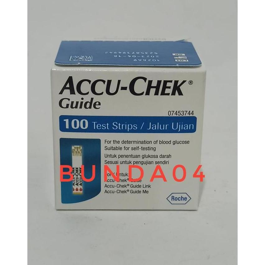 ACCU CHEK GUIDE STRIP 100