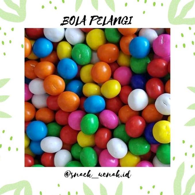 SNACK KILOAN BISKUIT BOLA PELANGI 500 GRAM | CEMILAN MURAH MAKASSAR