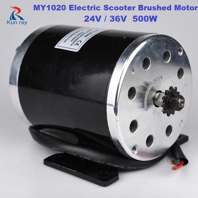 Dc Motor My1020 Electric Scooter Brushed Motor 24V / 36V 500 Watt Kualitas Terbaik Harga Termurah