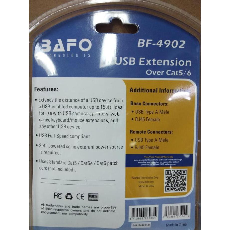 Deepflip- Bafo Bf-4902 Usb Extender Via Utp