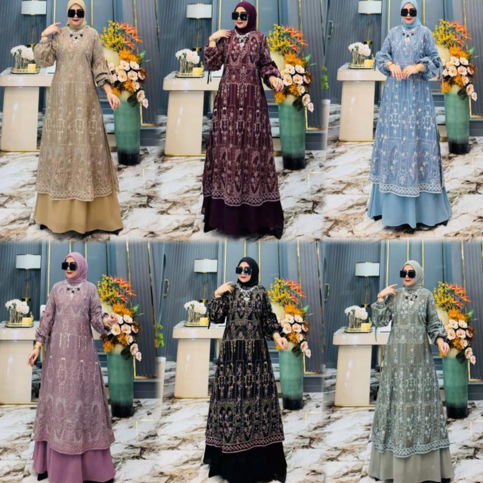 DRES SAKILA TERBARU BY BILQIS ASAPUROH / davina SET HIJAB