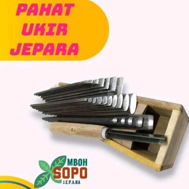 Pahat/Pahat Ukir Kayu Jepara, Set isi 23 pcs