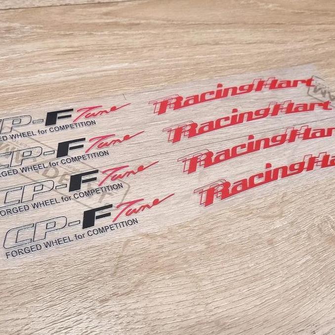 Stiker set velg mobil Racing Hart CPF Tune