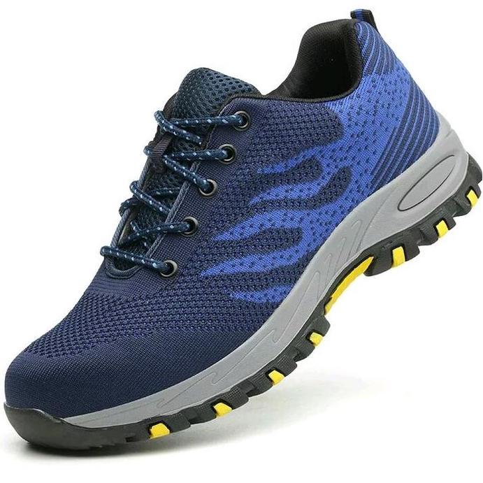 Sepatu Safety Sporty 80 Ujung Besi Pria Wanita Shoes