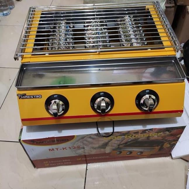 TERMURAH - roaster/bbqkompor pemanggangan gas 3 tungku / ROASTER / PEMANGGANG