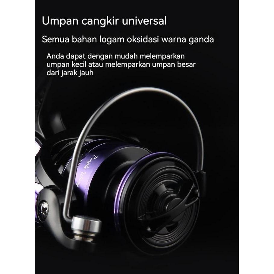 2024 NEW reel pancing putar gulungan pancingan fishing reel alat memancing joran pancing reel Lure f