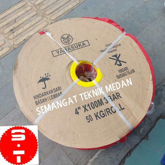 SELANG BUANG ALKON SUNNY HOSE POMPA IRIGASI SAWAH AIR 4" 4 INCH ROL