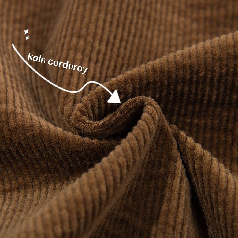 Hot Sale Celana Corduroy Pria Celana Corduroy Longgar Longgar Kulot Celana Vintage Pria Fashion Luru