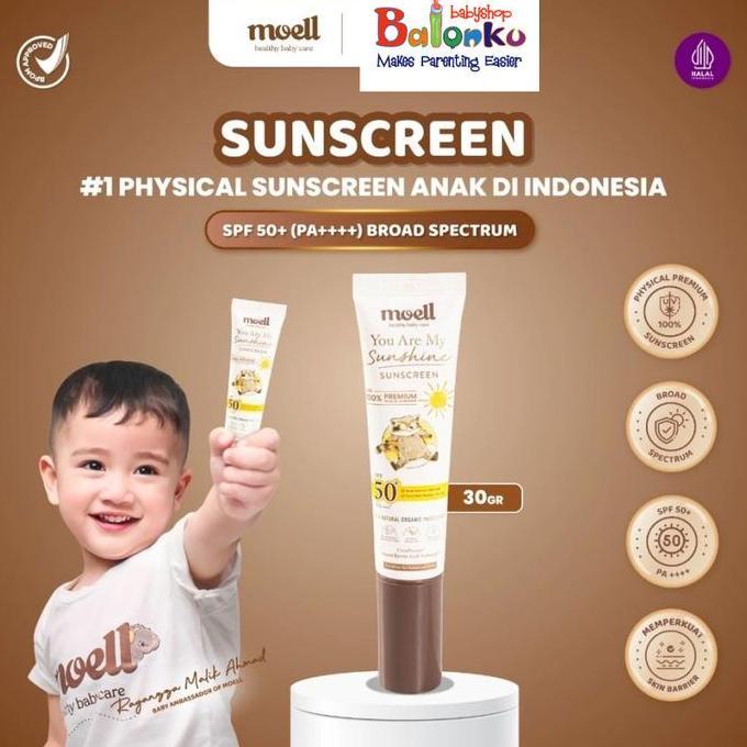 Sunscreen Anak & Bayi SPF 50+ Moell