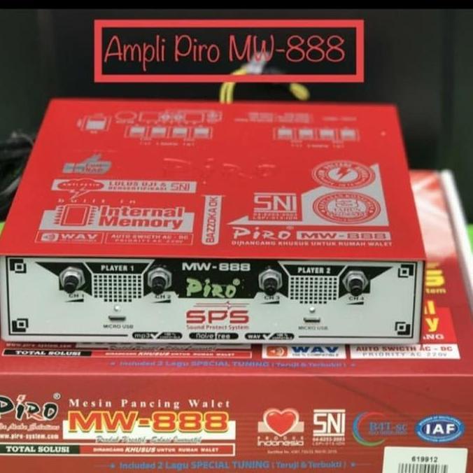 AMPLI PIRO MW 888 FREE SUARA WALET