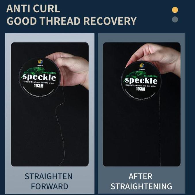 Bingolife Senar Pancing Nilon Senar Titik Tak Terlihat Senar 100m Fishing Line Memancing Senar Sub U