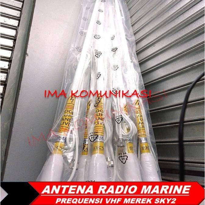 ANTENA RADIO MARINE VHF MERK SKY2 ANTENA KAPAL