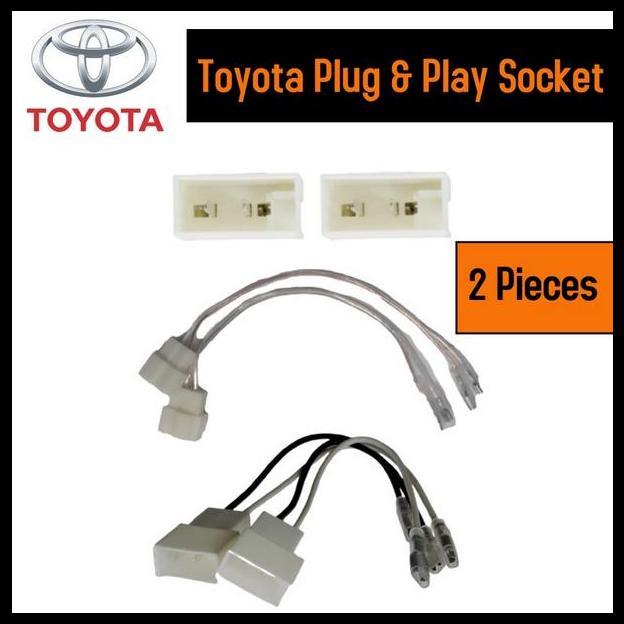 TERMURAH SOKET KABEL SPEAKER PNP TOYOTA / SOCKET SPEAKER TOYOTA