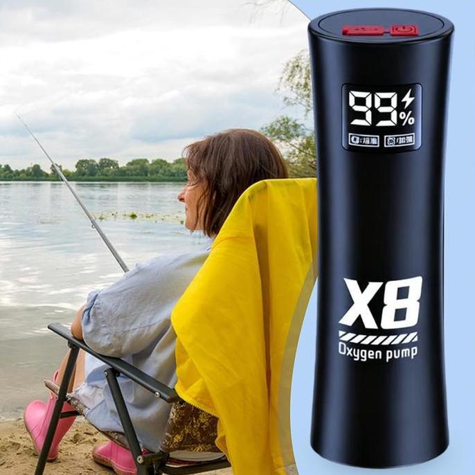 Vinnatsu Oxygen Pump Mini Portable Aerator USB Air Pump Aquarium Pompa Udara Pancing Airator Akuariu