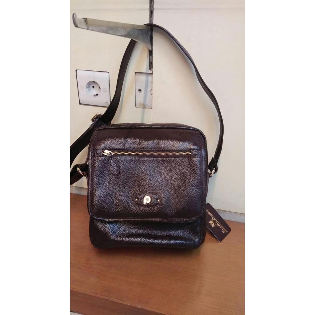 Tas Kulit Papillon Orinal K3015 Kopi Tali Kulit Cowok Pria